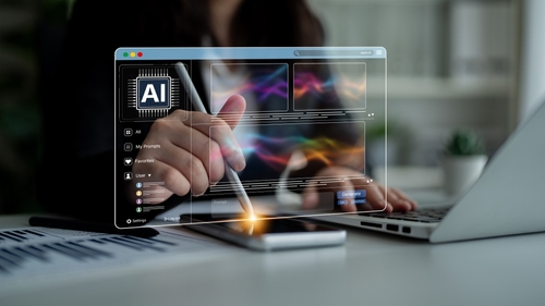 Ai,Platform,Generating,Art,Images,With,Dynamic,Interface.,Ai-generated,Content